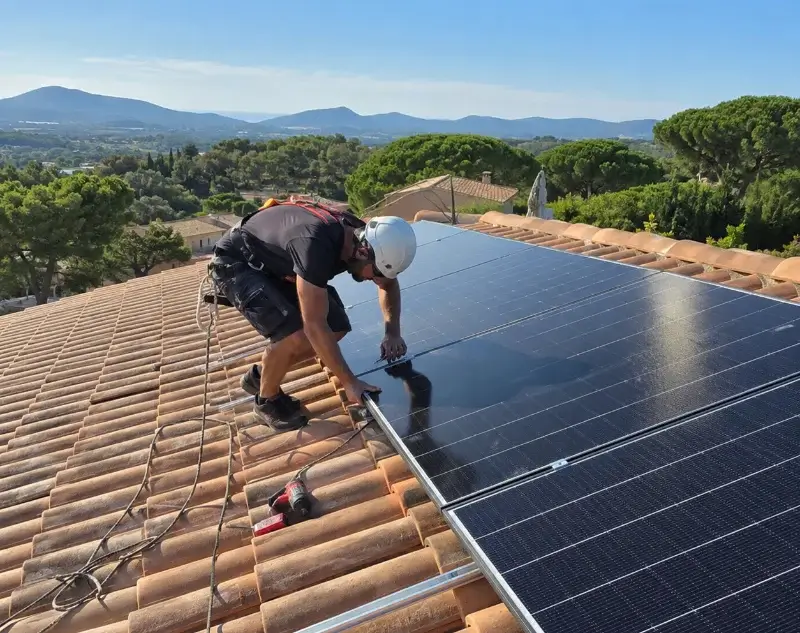 Installateur panneaux solaires Valergues — pose photovoltaïque sur toiture